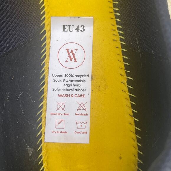 VIVAIA Aria 5° Navy Knit Pointed Toe Flats EU 43 Eco-Friendly Washable - Picture 3 of 16